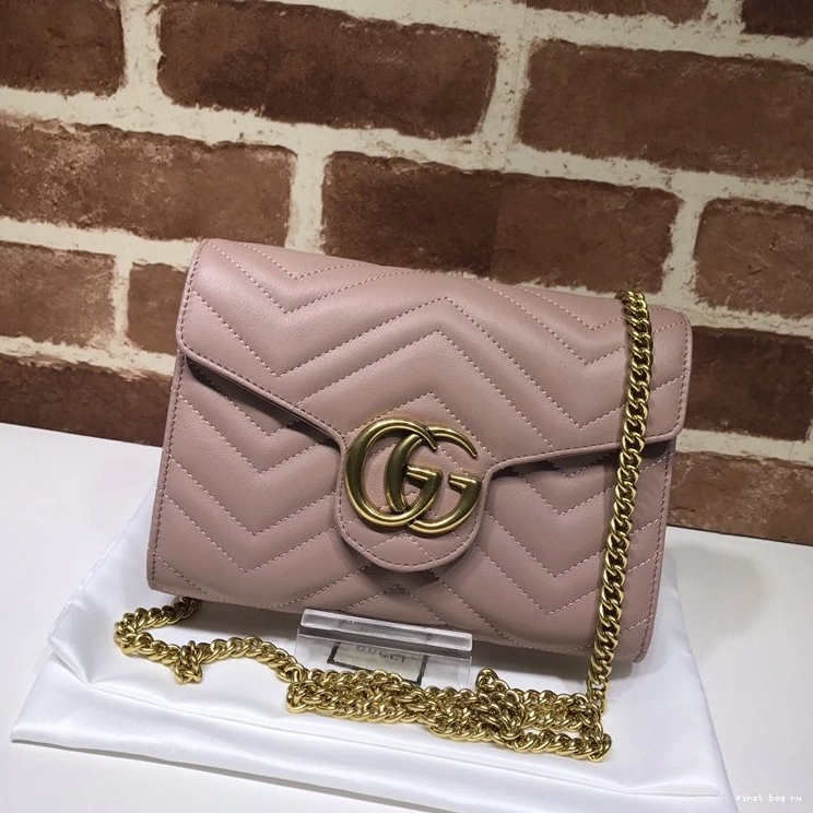 CHAIN MARMONT WALLET GG GUCCI 0802